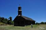 Igreja de Colo, na ilha de Chiloé, no sul do Chile